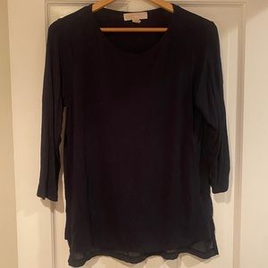 Michael Kors Navy Top, Like New Without Tags, Super cute